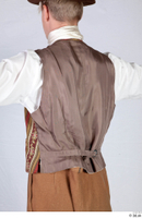  Photos Man in Historical formal suit 3 19th century Historical clothing decorated vest upper body white shirt 0004.jpg